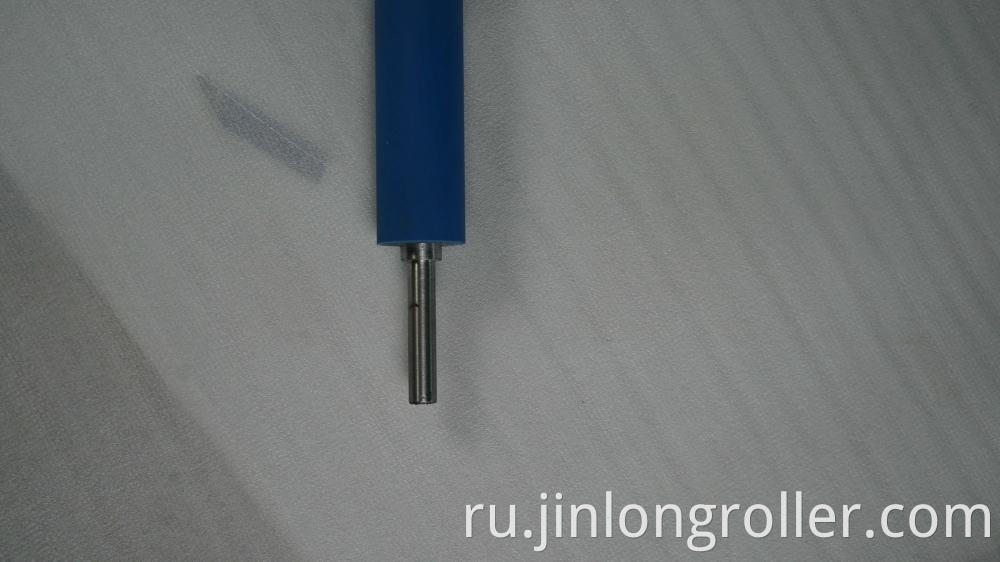 Blue anti-static rubber roller